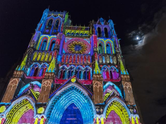 Amiens Cathédrale d'Amiens spectacle Chroma © CRTC Hauts-de-France - Stéphane Bouilland