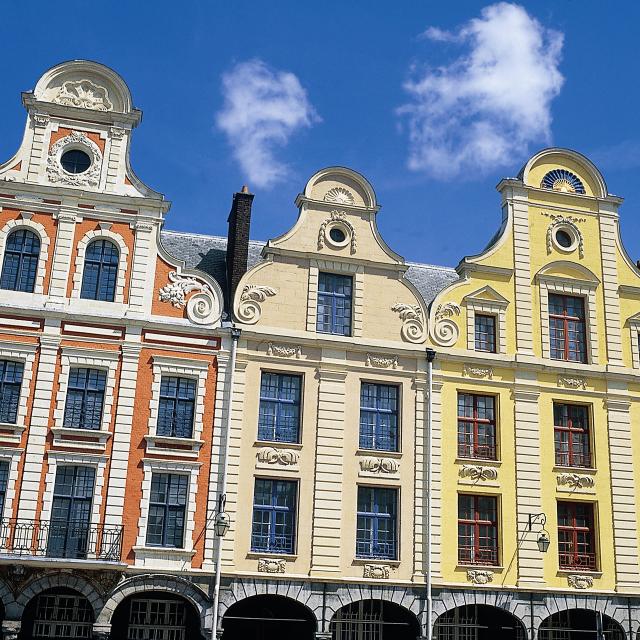 Flämische Architektur in Arras, Nordfrankreich. Copyright: OT Arras Pays d’Artois Cituation et Ensemble