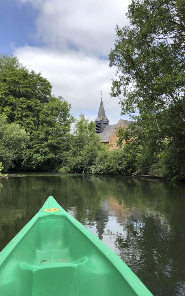 Autreppes, Thiérache, Canoë sur l'Oise, ©CRTC Hauts-de-France - Rémi Feuillette