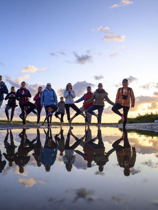 Baie de Somme _ Sortie Nature Yoga et Sophrologie © CRTC Hauts-de-France - Nicolas Bryant