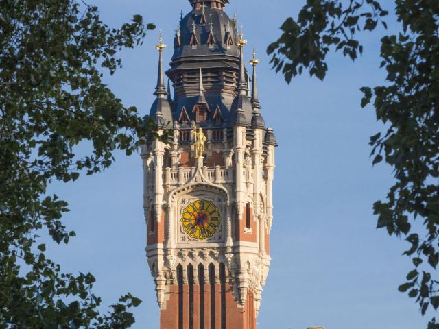 Glockenturm des Rathauses von Calais, UNESCO-Weltkulturerbe, Copyright: Frederik Astier