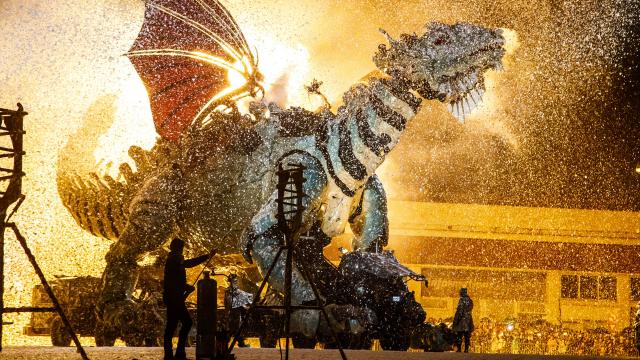 le dragon de Calais, compagnie La Machine, spectacle de François Delarozière