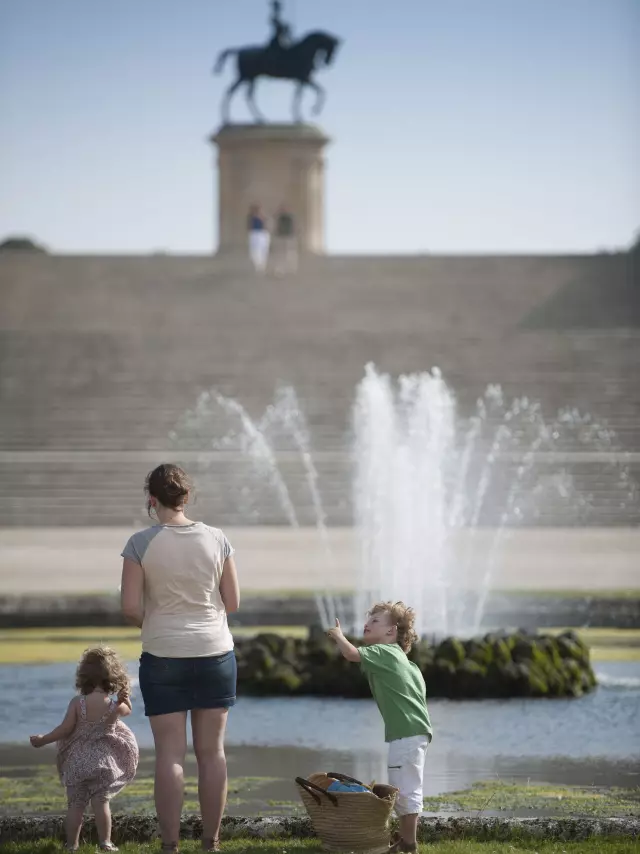 Springbrunnen auf Schloss Chantilly, Copyright: CRTC Hauts-de-France - Comdesimages.com