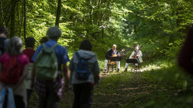 Compiègne_Festival des Forêts_balade musicale © Crtc Hauts de France - Benjamin Teissedre