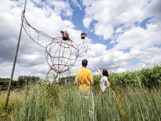 Houplin-Ancoisne, Mosaïc Le jardin des cultures ©CRTC Hauts-de-France - Sébastien Jarry