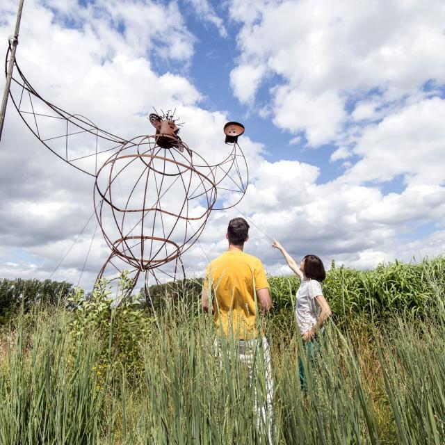 Houplin-Ancoisne, Mosaïc Le jardin des cultures ©CRTC Hauts-de-France - Sébastien Jarry