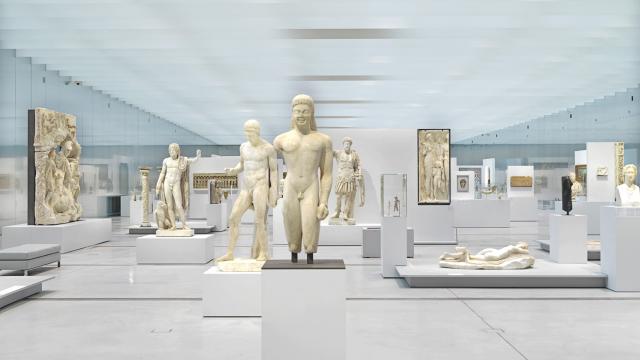 Lens _ Musée du Louvre Lens _ La Galerie du Temps © Philippe Chancel