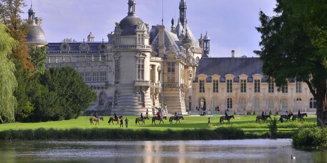 Nordfrankreich _ Chantilly_Parc du château_balade_en_henson