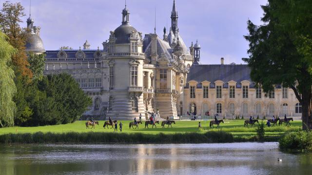 Nordfrankreich _ Chantilly_Parc du château_balade_en_henson