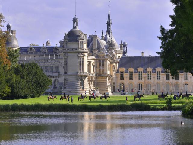 Nordfrankreich _ Chantilly_Parc du château_balade_en_henson