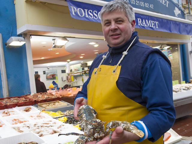 Le Touquet, poissonnerie Ramet