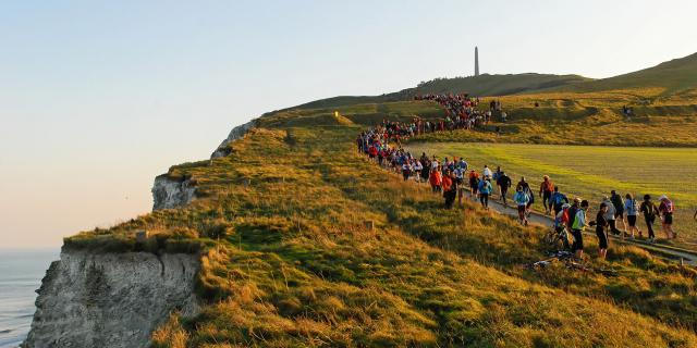 Cap Blanc-Nez, Trail de la Côte d'opale ©C. Cholez - Terre Des 2 Caps Tourisme