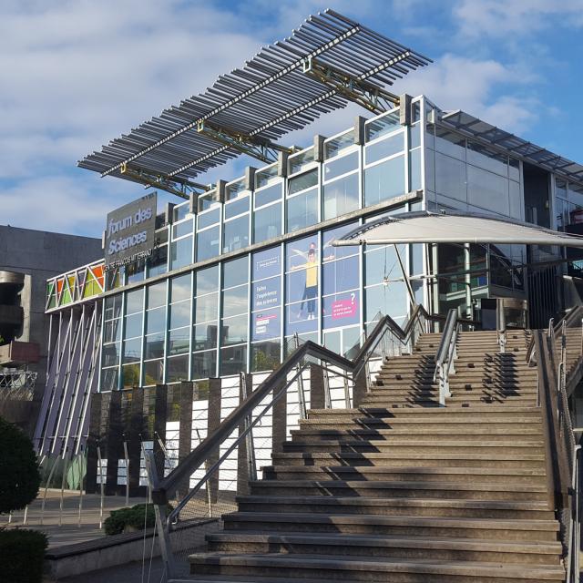 Außenansicht des Wissenschaftsforums in Villeneuve d'Ascq, Nordfrankreich. Copyright: Forum Des Sciences - N Fortunato