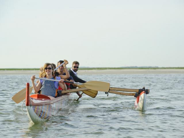 Saint Valery sur Somme_ Pirogue de mer avec Mathieu Cornu ©CRTC Hauts-de-France - Vincent Colin