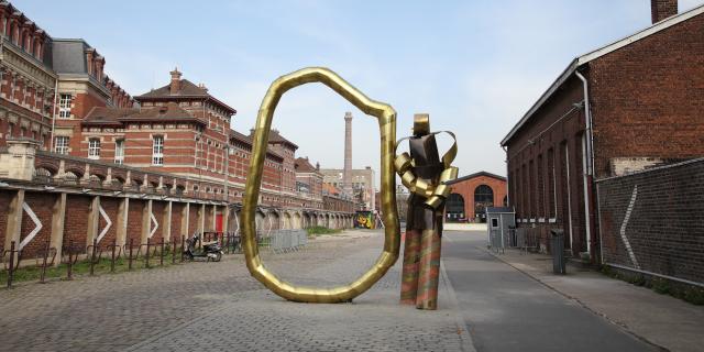 Skulptur am Bahnhof Saint-Sauveur in Lille, Nordfrankreich. Copyright: CRTC Hauts-de-France - Maxime Dufour Photographies