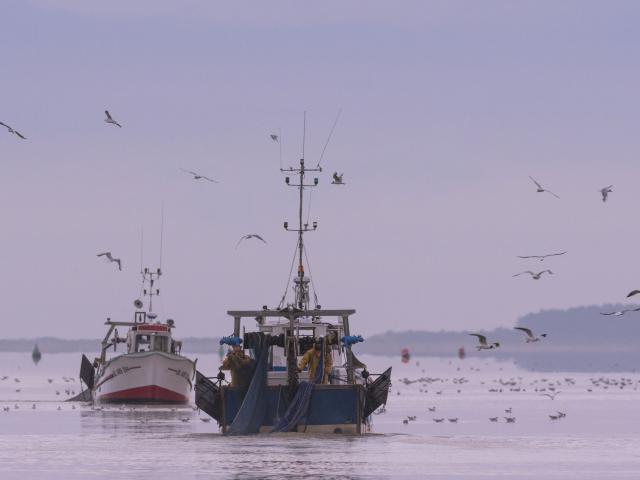 Northern France_ Fishing boat returning to harbour © Stéphane BOUILLAND