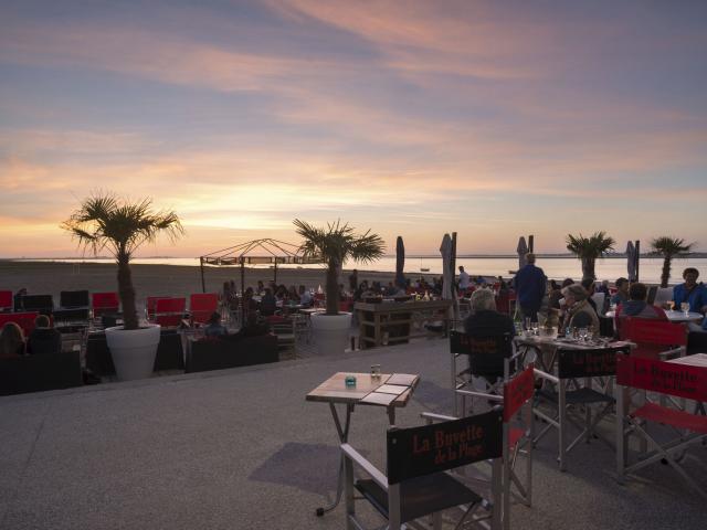 Nordfrankreich, Saint-Valery-sur-Somme, la buvette de la plage