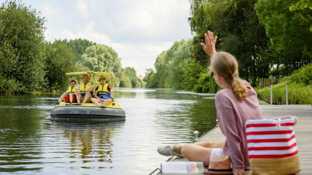 Voies navigables de France VNF Dtnpdc La Lys Sailly Sur La Lys 016© Vnf – Vincent Colin