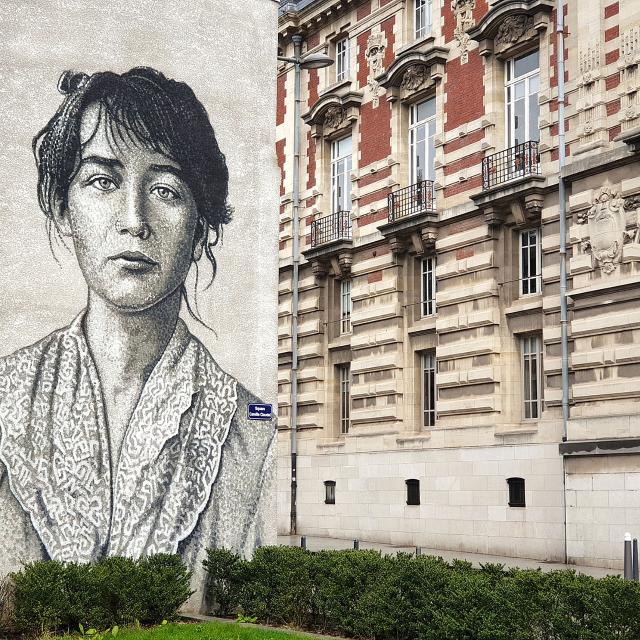 Fresque-CamilleClaudel JimmyC-Roubaix©RoubaixTourisme