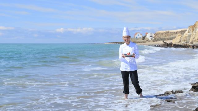 Audresselles, cheffe Solene Elliott au Restaurant de la Plage