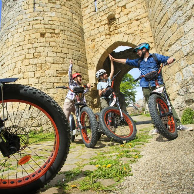 Laon, rando way, trottinette électrique