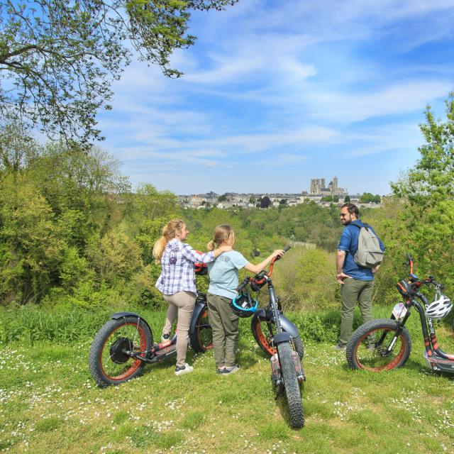 Laon, rando way, trottinette électrique