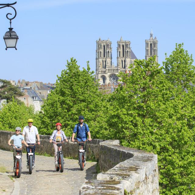 Laon, rando way, trottinette électrique