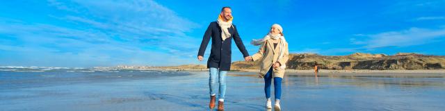 Wimereux Couple A La Pointe Aux Oies En Hiver Web