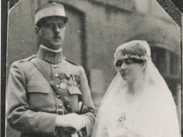 Charles de Gaulle, 1921 04 06 Mariage Giraudon