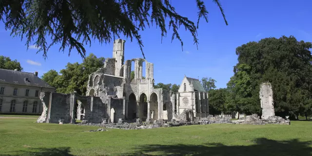 Nordfrankreich, Fontaine Chaalis Abbaye Royale